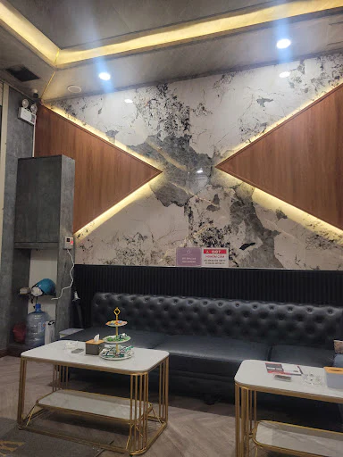 애플스파 안내 데스크와 대기 공간